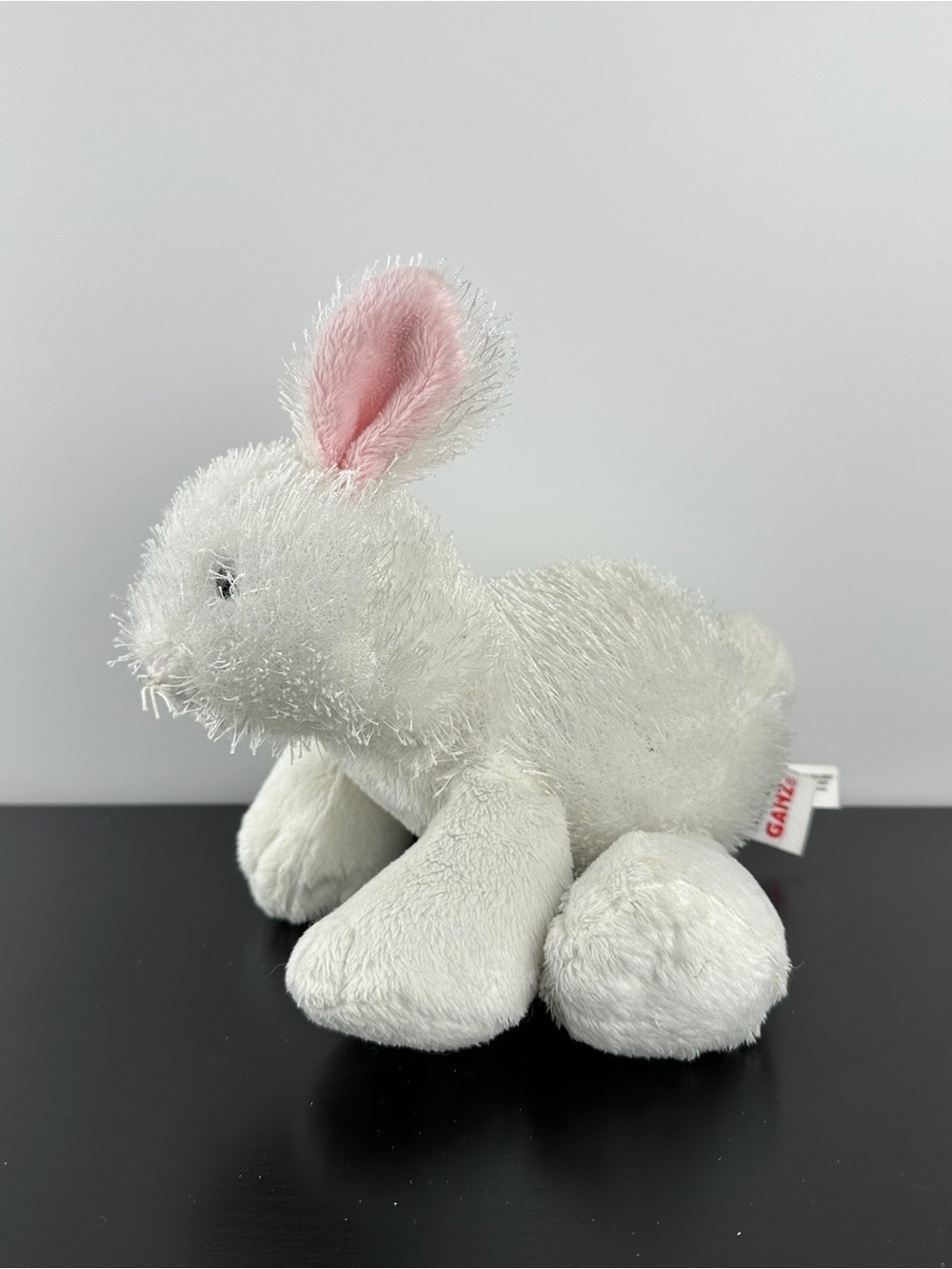 Ganz Webkinz White Rabbit 8" HM078 Plush Stuffed Animal Bunny Web Kinz No Code